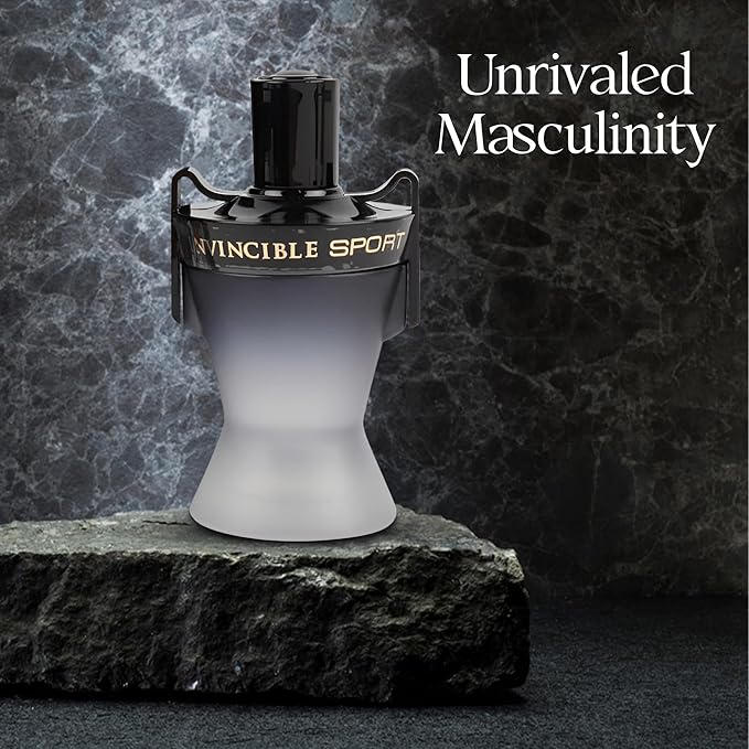 VALENTINE MILANO and INVINCIBLE SPORT Cologne for Men Combo Pack Eau de Toilette Fragrance 3.4oz/100ml, Natural Spray, Long Lasting (Pack of 2)