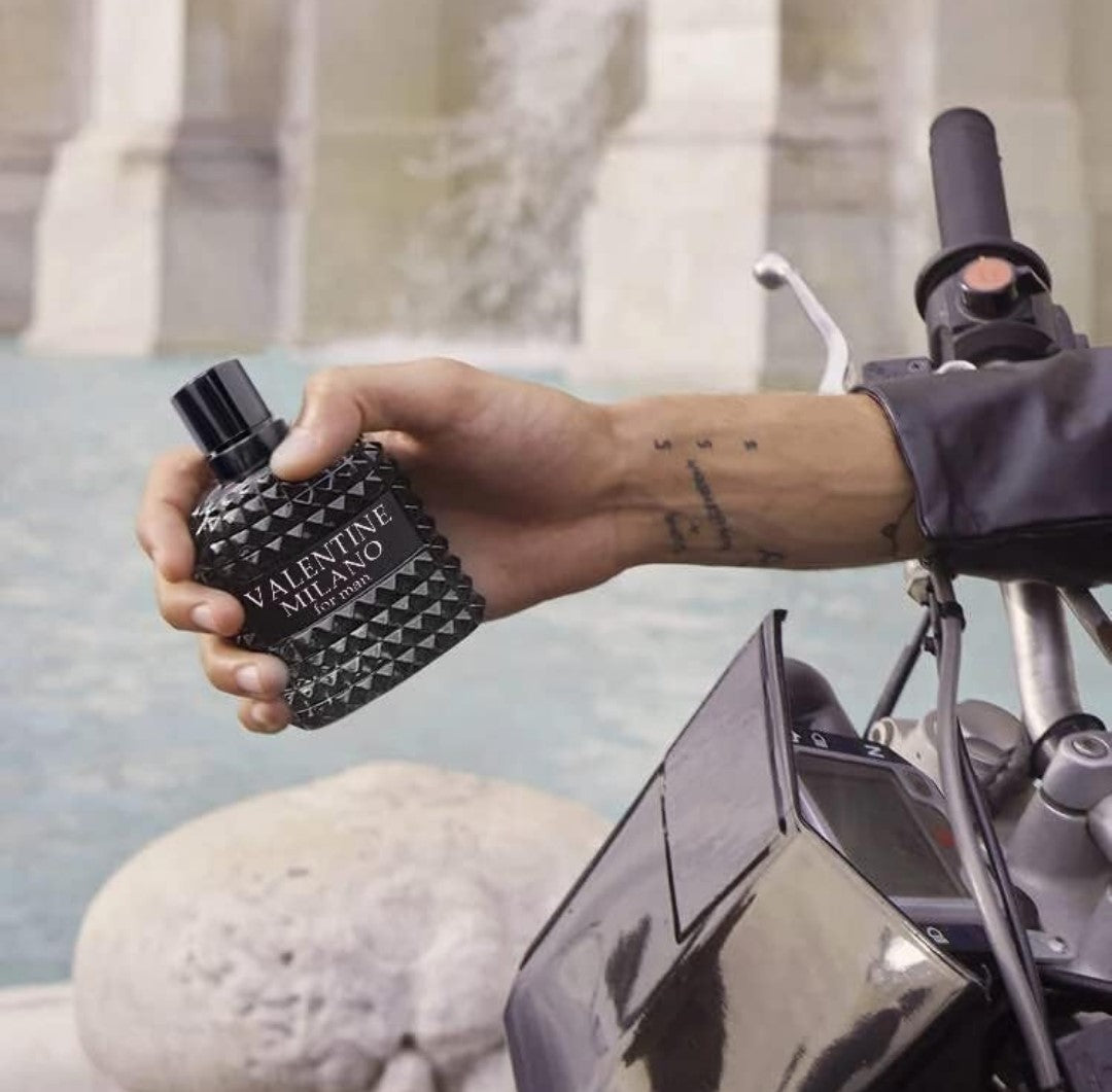 VALENTINE MILANO and AZURE NOIR FOR MEN POUR HOMME Cologne for Combo Pack Men Eau de Toilette (Inspired by The Most Wanted) Fragrance 3.4oz/100ml, Natural Spray, Long Lasting (Pack of 2))