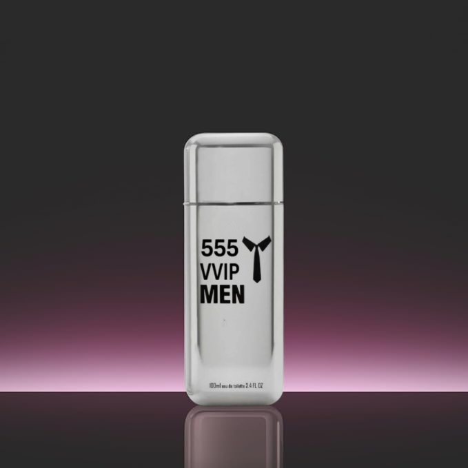 555 VVIP MEN Cologne Eau De Toilette  3.4oz/100ml, Natural Spray, Long Lasting