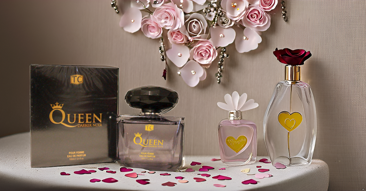 Queen DARKER NOIR Eau De Parfum for Women, 3.4 fl oz, Natural Spray - Rich, Elegant Aroma filled with Ideal for gift on special occasions, Birthdays.