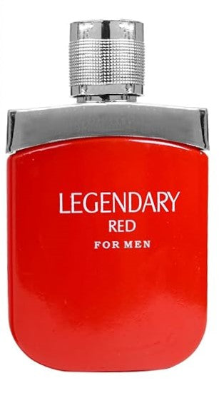 LEGENDARY RED Cologne for Men Eau de Parfum Woody and Fruity Fragrance 3.4oz/100ml, Natural Spray, Long Lasting