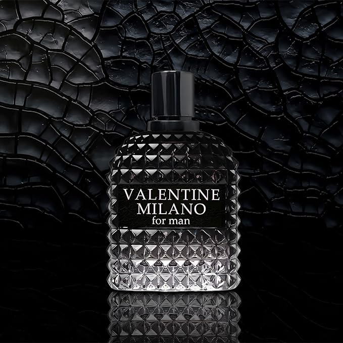 VALENTINE MILANO FOR MEN Cologne Eau de Parfum Men's Fragrance 3.4oz/100ml, Natural Spray, Long Lasting