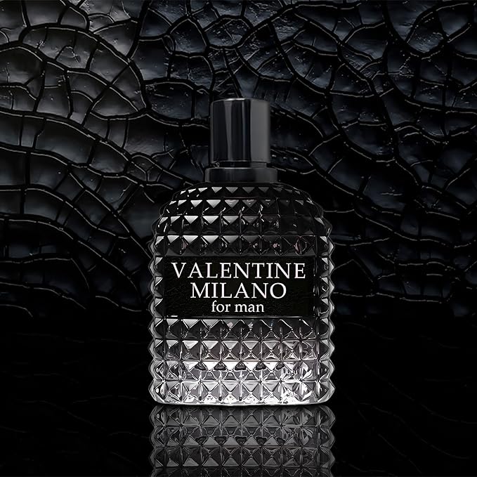VALENTINE MILANO and AQUARIUS Cologne for Men Combo Pack Eau de Toilette Fragrance 3.4oz/100ml, Natural Spray, Long Lasting (Pack of 2)