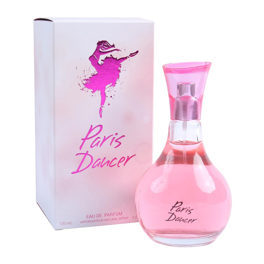 PARIS DANCER Eau De Parfum for Women, 3.4 fl oz, Natural Spray - Long Lasting Enchanting Fragrance - Natural Sweet Freshness. Ideal for gift on special occasions, Birthdays, Holidays, Anniversary.