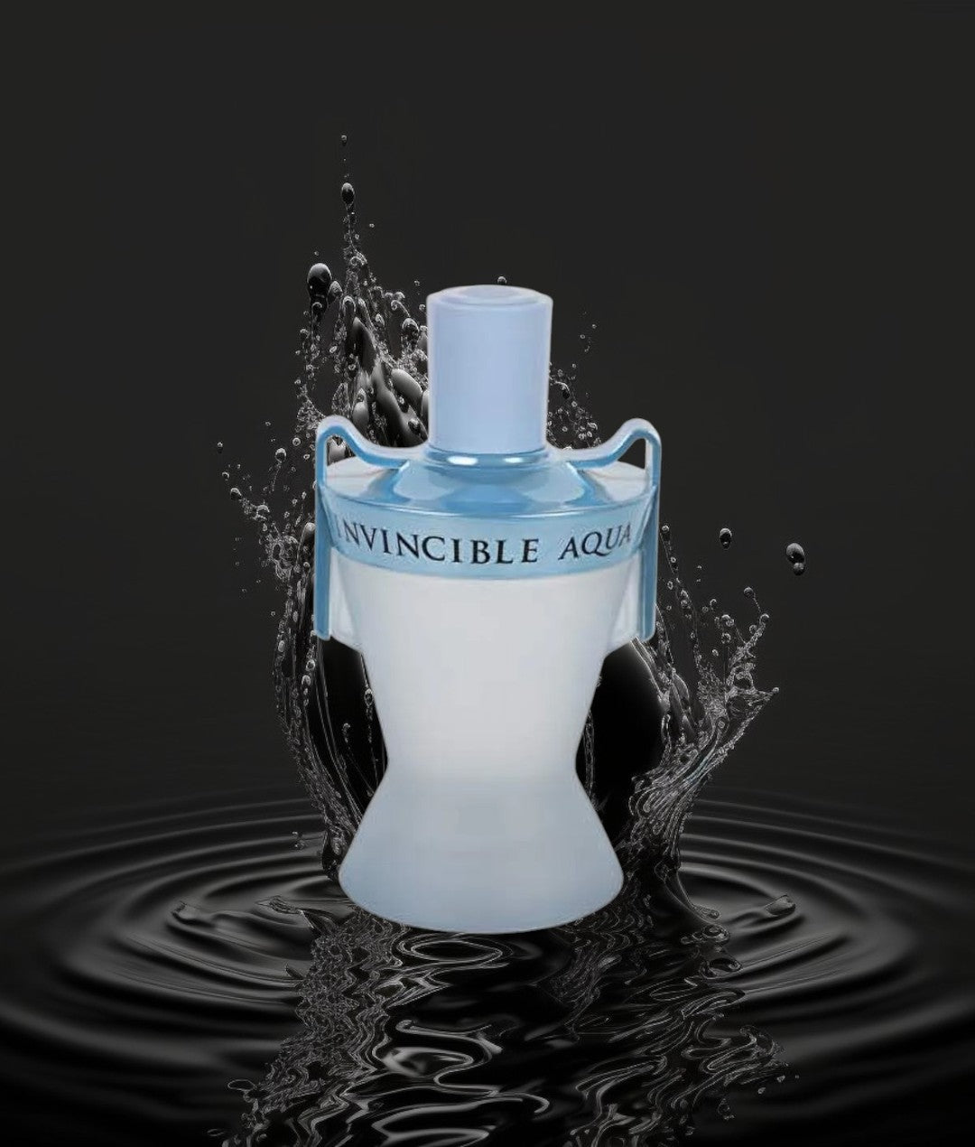 INVINCIBLE AQUA Cologne for Men Eau de Toilette Fragrance 3.4oz/100ml, Natural Spray, Long Lasting