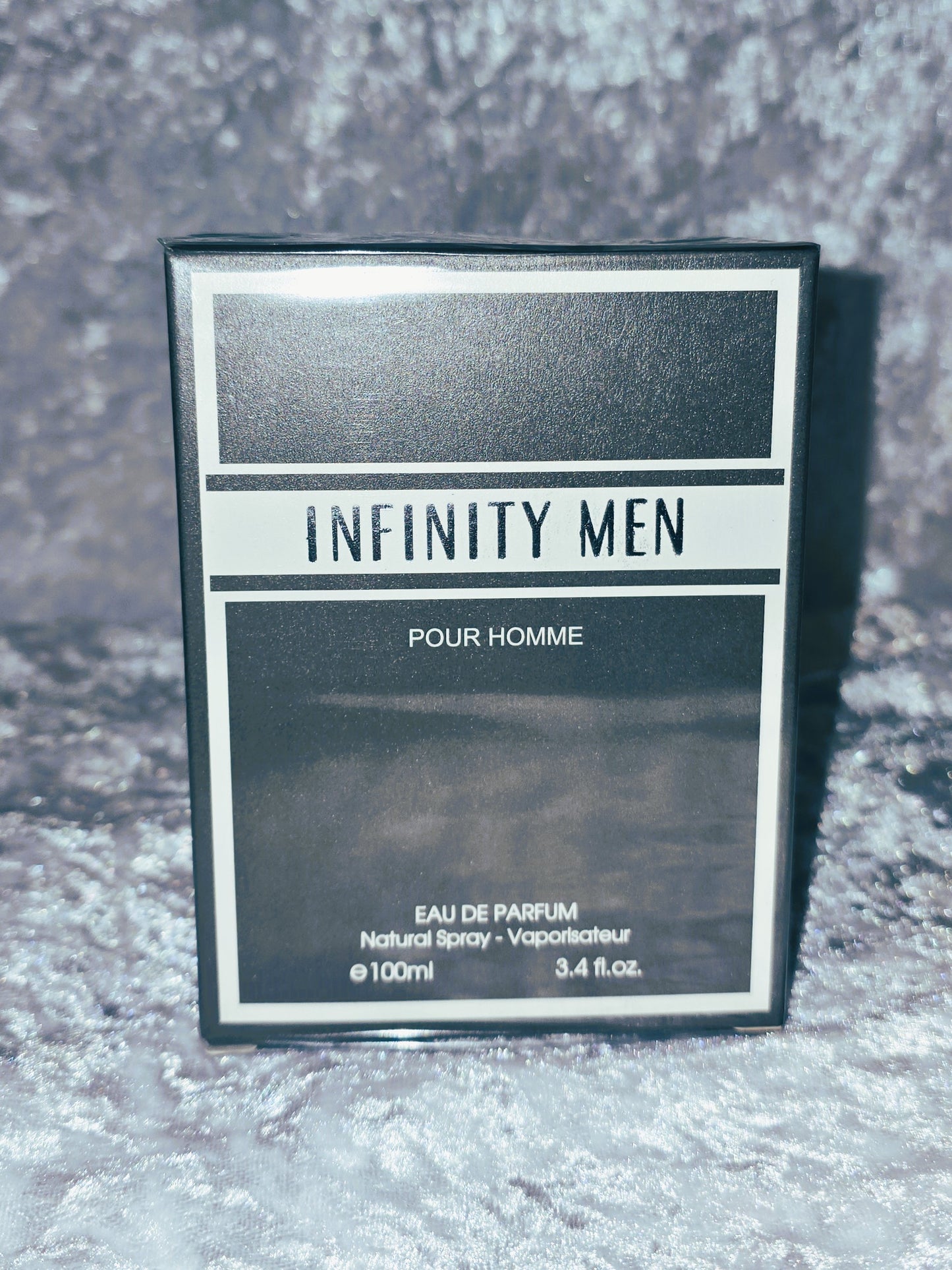 INFINITY MEN Cologne for Men Eau de Parfum Refreshing Citrusy & Floral Top Notes with Subtle Woody Undertones Smell Fresh All Day Fragrance 3.4oz/100ml, Natural Spray, Long Lasting