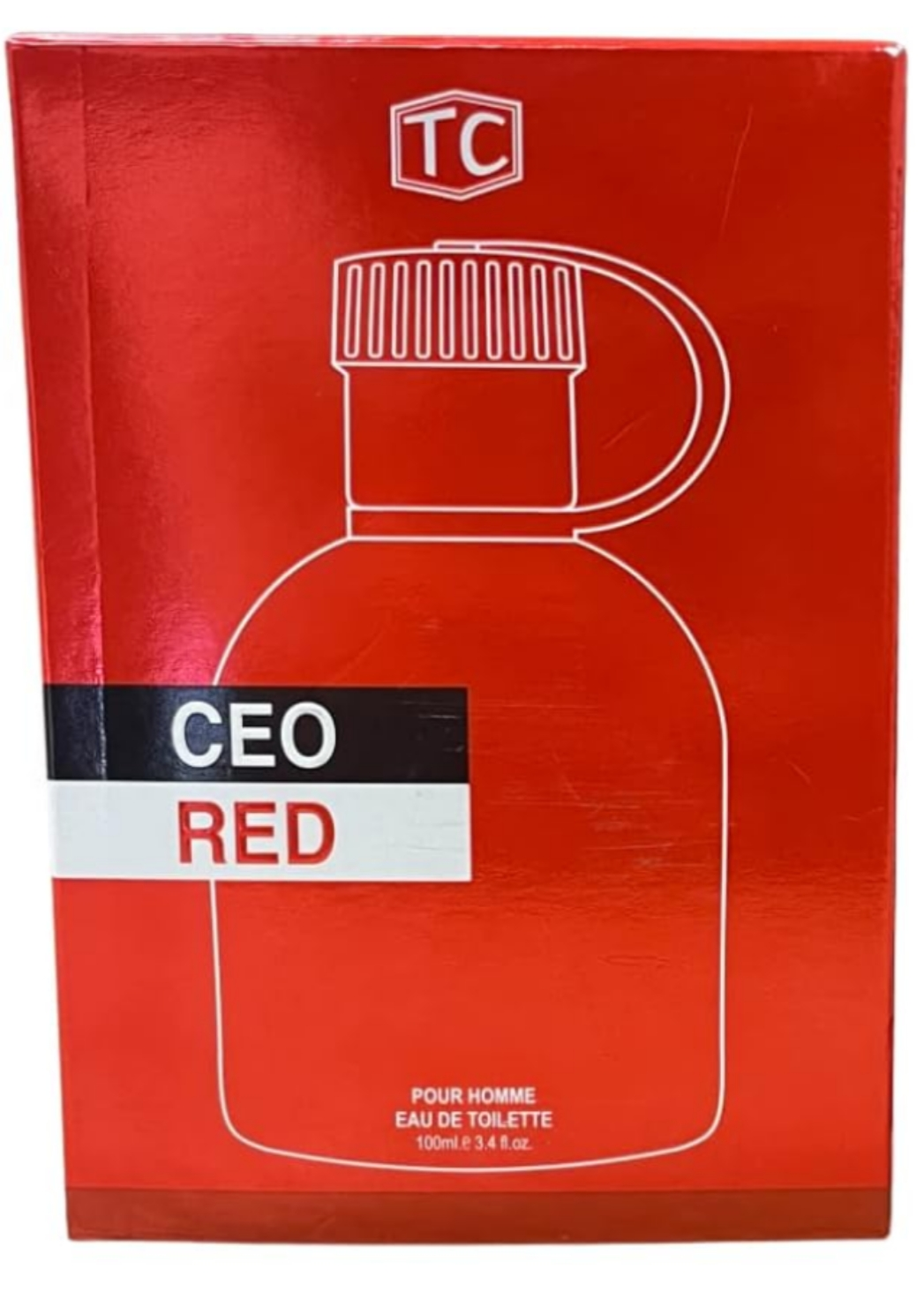 CEO RED Cologne for Men Eau De Toilette 3.4oz/100ml, Natural Spray, Long Lasting