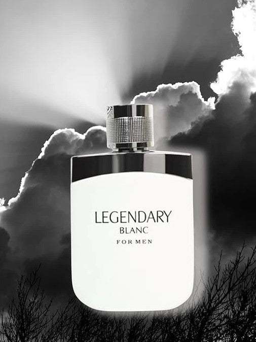 LEGENDARY WHITE Cologne for Men Eau de Parfum Woody Aromatic Fragrance 3.4oz/100ml, Natural Spray, Long Lasting