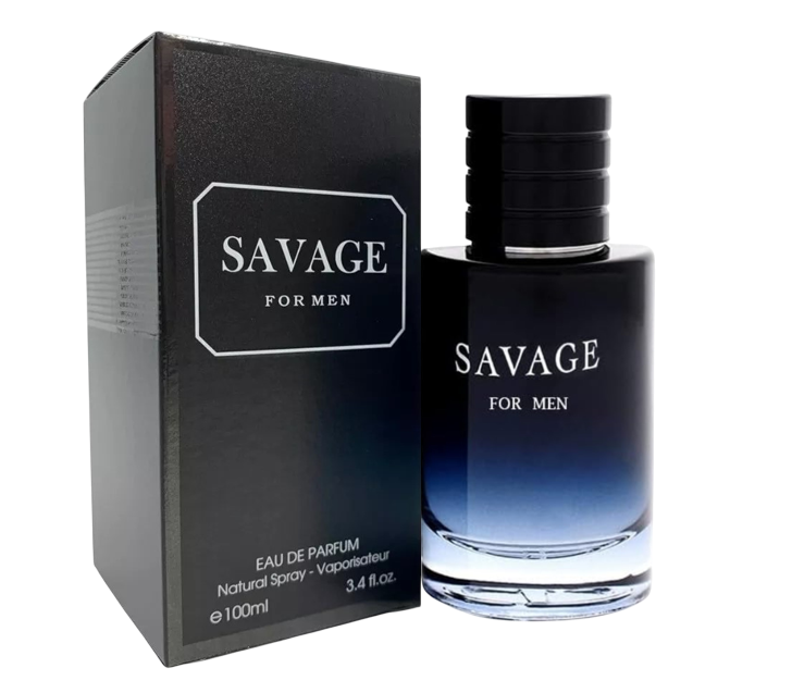 SAVAGE FOR MEN Cologne Eau de Parfum Men's Fragrance 3.4oz/100ml, Natural Spray, Long Lasting