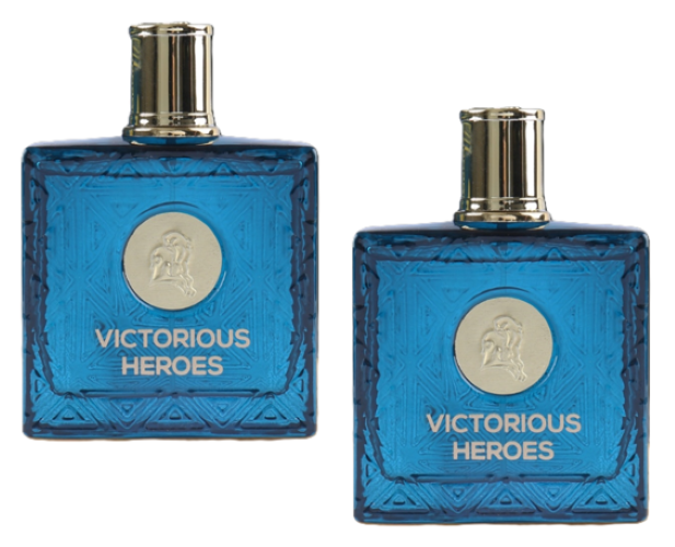 VICTORIOUS HEROES Cologne for Men Eau de Toilette Elegant Cedarwood and Vanilla Fragrance 3 FL.OZ, Natural Spray, Long Lasting (VICTORIOUS HEROES - (2 PCS))