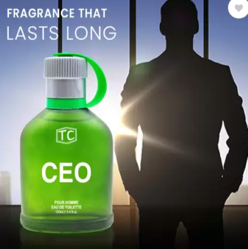 CEO GREEN Cologne for Men Eau De Toilette 3.4oz/100ml, Natural Spray, Long Lasting