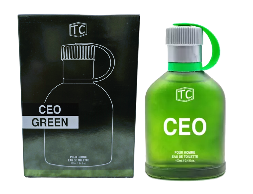 CEO GREEN Cologne for Men Eau De Toilette 3.4oz/100ml, Natural Spray, Long Lasting