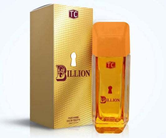 1 Billion Cologne for Men Eau De Toilette 3.4oz/100ml, Natural Spray, Long Lasting)